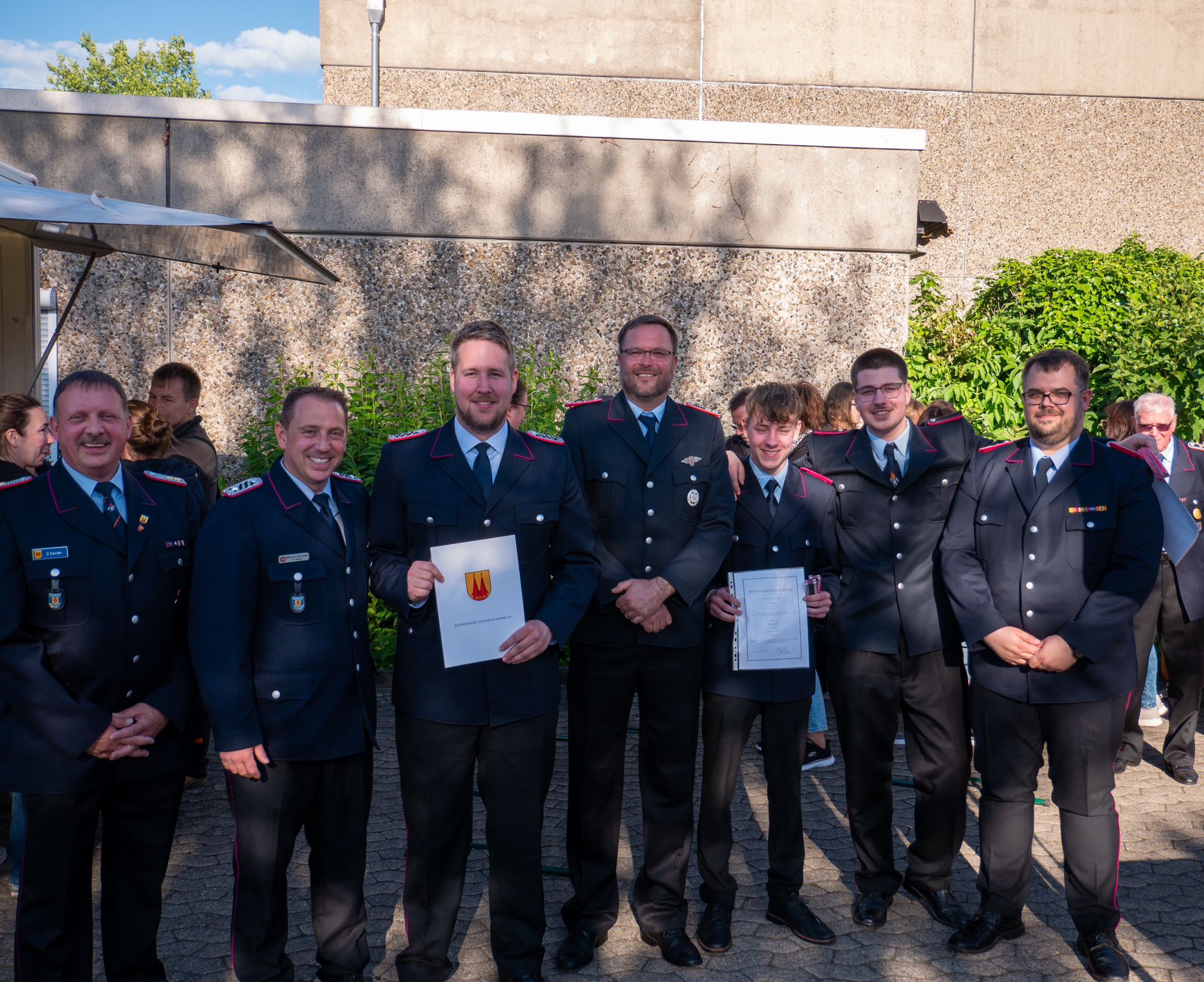 Gruppenfoto der Beförderten