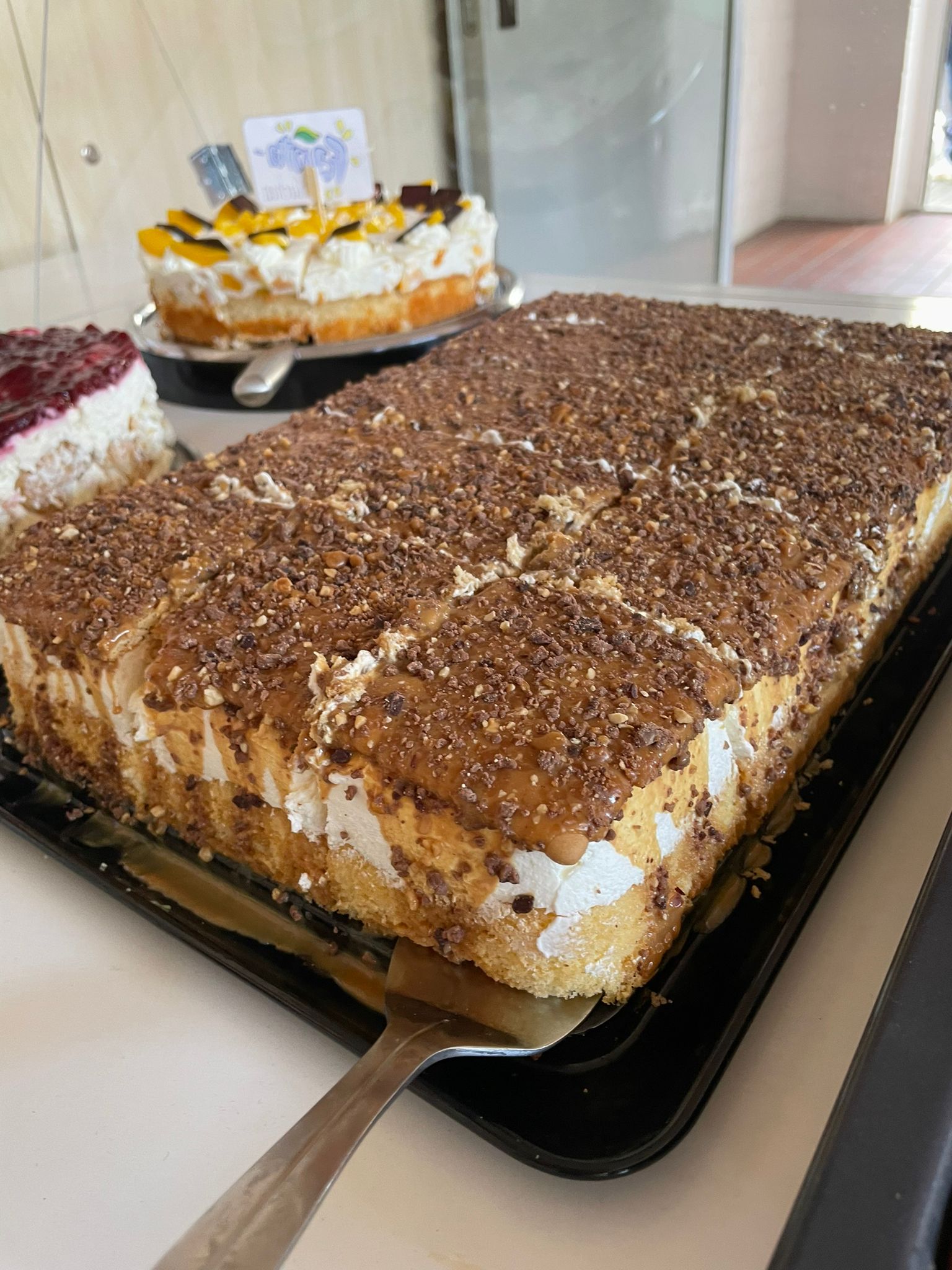 Leckerer Kuchen wurde in der Pause serviert